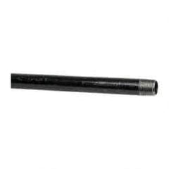 B&K Mueller - Schedule 40, 1/2" Diam x 72" Long Steel Black Pipe Nipple - Threaded - Strong Tooling