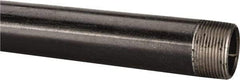 B&K Mueller - Schedule 40, 1-1/4" Diam x 72" Long Steel Black Pipe Nipple - Threaded - Strong Tooling