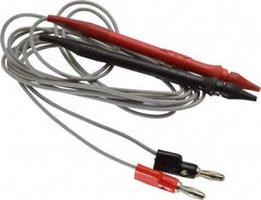 Pomona - Black/Red Electrical Test Equipment Probe Set - Use with Digital Multimeters - Strong Tooling