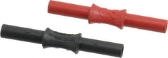 Pomona - Black/Red Electrical Test Equipment Coupler - Use with Digital Multimeters, Test Leads - Strong Tooling