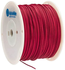 Alpha Wire - 16 AWG, 1 Strand, 305 m OAL, Tinned Copper Hook Up Wire - Red PVC Jacket, 0.083" Diam - Strong Tooling