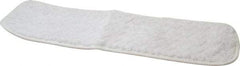 Rubbermaid - 18-1/2" Long x 5-1/2" Wide Microfiber Dust Mop Pad - Hook & Loop, White - Strong Tooling