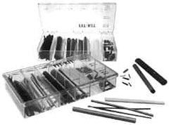 Alpha Wire - 82 Piece, Black, Heat Shrink Electrical Tubing Kit - Nylon, PVC, PVDF, SR-XLPO and XLPO - Strong Tooling