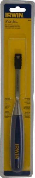 Irwin - 10-3/4" OAL x 3/8" Blade Width Wood Chisel - Polypropylene Handle - Strong Tooling