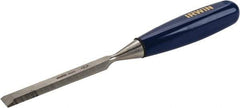 Irwin - 10-3/4" OAL x 5/8" Blade Width Wood Chisel - Polypropylene Handle - Strong Tooling