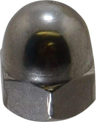 Value Collection - M8x1.25 Metric Coarse, 13mm Width Across Flats, Uncoated, Stainless Steel Acorn Nut - 15mm Overall Height, Austenitic A2, DIN 1587 - Strong Tooling