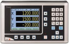 Fagor - 3 Axis, Milling DRO System - 1µm Resolution, 5µmm Accuracy, LCD Display - Strong Tooling