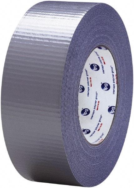 Intertape - 3" x 55m Silver Duct Tape - 11 mil, Rubber Adhesive, Polyethylene Cloth Backing, 20 Lb/ln Tensile Strength, 32°F to 180°F, Series AC36 - Strong Tooling