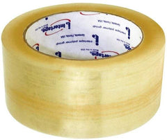 Intertape - 2" x 1640 Yd Clear Rubber Adhesive Sealing Tape - Polypropylene Film Backing, 1.85 mil Thick, 27 Lb Tensile Strength, Series 7100 - Strong Tooling