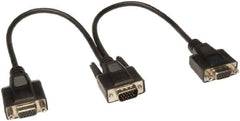 Tripp-Lite - 1' Long, HD15/HD15 Computer Cable - Black, Male, Female x Female - Strong Tooling