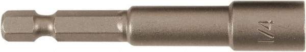 Wiha - 1/4" Magnetic Nutsetter - 1/4" Hex Drive, 2-1/2" OAL - Strong Tooling