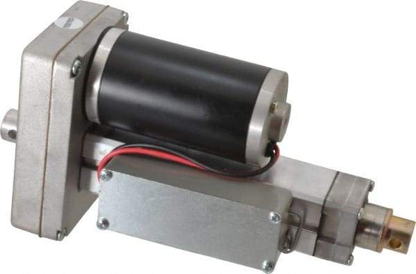 Duff-Norton - 4" Stroke Len, 25% Duty Cycle, 12 Volt, Linear Electromechanical Actuator with Limit Switch - DC Input, 0.37" per Second, 250 Lb Capacity - Strong Tooling