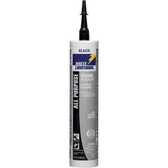 White Lightning - 10 oz Cartridge Black RTV Silicone Joint Sealant - -80 to 400°F Operating Temp, 30 min Tack Free Dry Time, 24 hr Full Cure Time - Strong Tooling