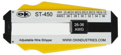 Jonard Tools - 36 to 26 AWG Capacity Precision Wire Stripper - Polycarbonate Handle - Strong Tooling