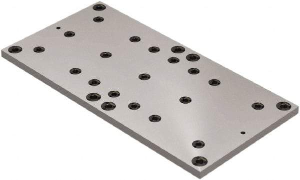 Jergens - 500mm Long x 1,000mm Wide Steel Fixture Plate - 30mm Plate Thickness - Strong Tooling