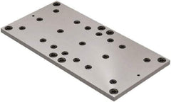 Jergens - 40" Long x 20" Wide Steel Fixture Plate - 1-1/4" Plate Thickness - Strong Tooling