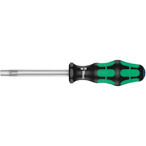 Wera - 8mm Standard Hex Driver - 100mm Blade Length, Ergonomic Cushion Grip Handle, 212mm OAL - Strong Tooling