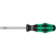 Wera - 6mm Standard Hex Driver - 80mm Blade Length, Ergonomic Cushion Grip Handle, 185mm OAL - Strong Tooling