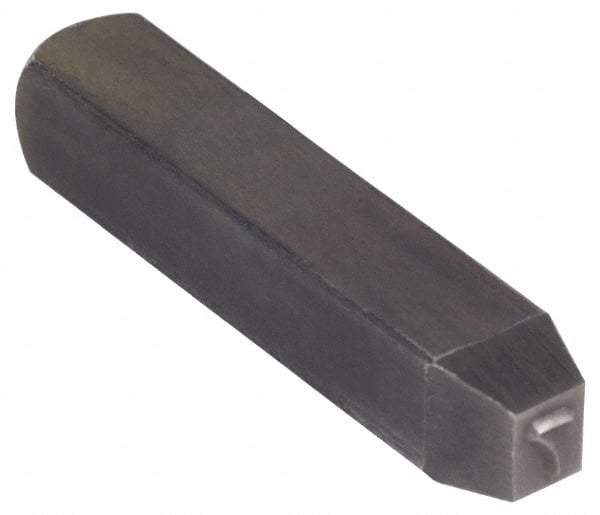 Made in USA - 3/16" Character Size, 7 Character, Heavy Duty Individual Steel Stamp - Steel, Number - Strong Tooling