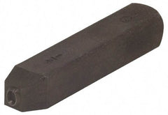 Made in USA - 1/8" Character Size, Q Character, Heavy Duty Individual Steel Stamp - Steel, Letter - Strong Tooling