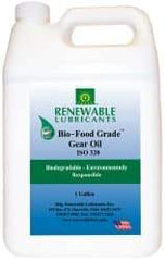 Renewable Lubricants - 1 Gal Bottle, Mineral Gear Oil - 24°F to 518°F, 252 St Viscosity at 40°C, 34 St Viscosity at 100°C, ISO 320 - Strong Tooling