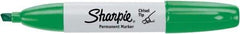 Sharpie - Green Permanent Marker - Chisel Tip, AP Nontoxic Ink - Strong Tooling