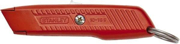 Stanley - Retractable Utility Knife - Orange Metal Handle, 1 Blade Included - Strong Tooling