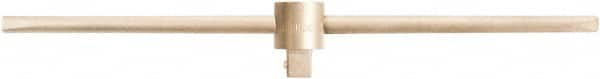 Ampco - 3/4" Drive Socket Sliding T-Handle - 18" OAL, Aluminum Bronze Finish - Strong Tooling