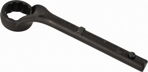 Proto - 1-5/8" 12 Point Pull Wrench - Single End, 10-15/16" OAL, Steel, Black Finish - Strong Tooling