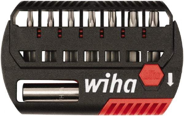 Wiha - 8 Piece, Bit Set - 5/32 to 1/4", 4 to 6mm Hex, Hex Point - Strong Tooling