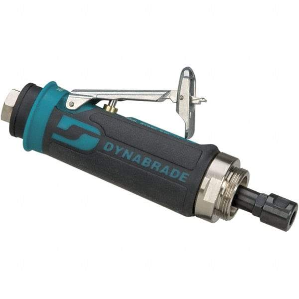 Dynabrade - 1/4 Inch Collet, 0.4 hp, 30,000 RPM Compact Router Motor - 1/4 NPT Inlet, 90 psi Air Pressure, 23 CFM - Strong Tooling