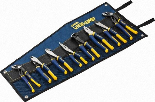 Irwin - 8 Piece Plier Set - Comes in Tool Roll - Strong Tooling