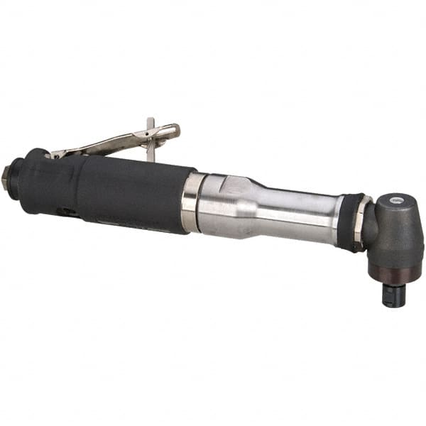 Dynabrade - 1/4" Collet, Angle Handle, Air Angle Die Grinder - 12,000 RPM, Rear Exhaust, 40 CFM, 0.7 hp, 90 psi, 1/4 NPT Inlet - Strong Tooling