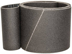 Made in USA - 4" Wide x 106" OAL, 80 Grit, Silicon Carbide Abrasive Belt - Silicon Carbide, Medium, Coated, X/Y Weighted Cloth Backing, Wet/Dry, Series S181 - Strong Tooling