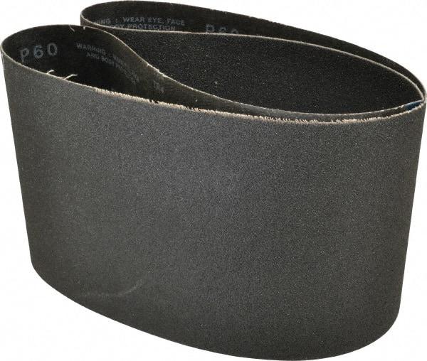 Made in USA - 6" Wide x 48" OAL, 60 Grit, Silicon Carbide Abrasive Belt - Silicon Carbide, Medium, Coated, X/Y Weighted Cloth Backing, Wet/Dry, Series S181 - Strong Tooling
