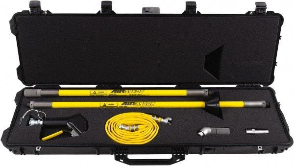 Guardair - Air-Spade Utility/Construction Blow Gun Kit - 3/4 NPT Inlet, 120 Max psi, Fiberglass Hose - Strong Tooling