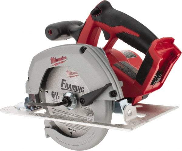 Milwaukee Tool - 18 Volt, 6-1/2" Blade, Cordless Circular Saw - 3,200 RPM, Lithium-Ion Batteries Not Included - Strong Tooling