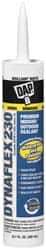 DAP - 10.1 oz Cartridge White Acrylic & Latex Caulk - -30 to 180°F Operating Temp, 30 min Tack Free Dry Time - Strong Tooling