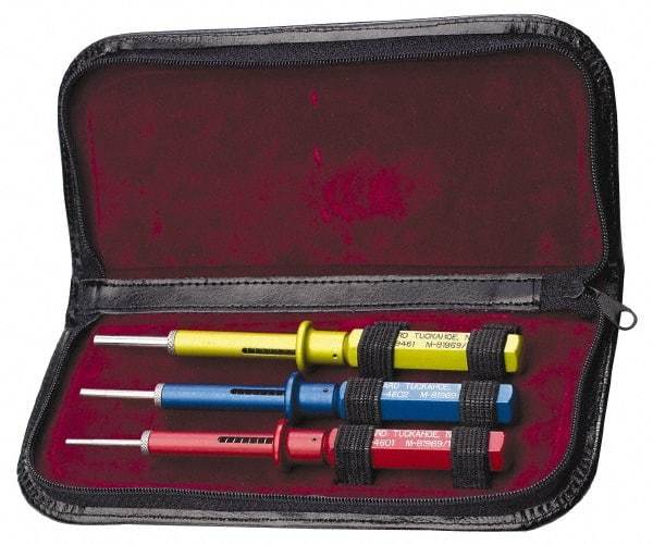 Jonard Tools - Pin Extraction Tool Set - For Use with Contact Size 12, Contact Size 16, Contact Size 20 - Strong Tooling