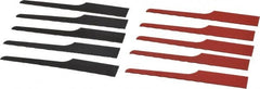 Value Collection - 10 Piece, 4" Long, Steel Reciprocating Saw Blade Set - 24 to 32 Teeth per Inch - Strong Tooling