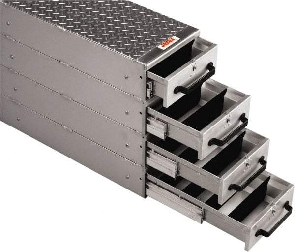 Jobox - 12" Wide x 24" High x 50" Deep Utility Chest - Fits Van Floor or Truck Bed - Strong Tooling