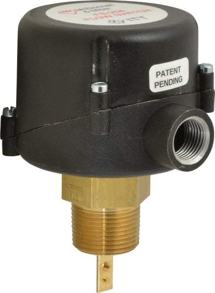 McDonnell & Miller - 160 psi, Brass Housing, General Purpose Flow Switch - 5.1 to 131.1 GPM, 120 VAC Voltage - Strong Tooling