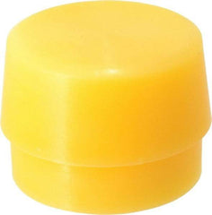 Garland - 2" Face Diam, Grade Extra Hard, Yellow Hammer Tip/Face - Plastic - Strong Tooling