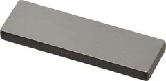 Mitutoyo - 0.1002" Rectangular Steel Gage Block - Accuracy Grade 0, Includes Certificate of Inspection - Strong Tooling