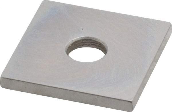 Mitutoyo - 0.1" Square Steel Gage Block - Accuracy Grade 0, Includes Certificate of Inspection - Strong Tooling