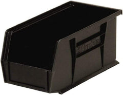 Akro-Mils - 30 Lb. Load Capacity, 10-7/8" Deep, Black Polymer Hopper Stacking Bin - 5" High x 5-1/2" Wide x 10-7/8" Long - Strong Tooling