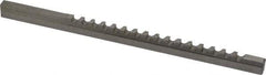 Value Collection - 5mm Keyway Width, Style B-1, Keyway Broach - High Speed Steel, Bright Finish, 1/4" Broach Body Width, 19/64" to 1-11/16" LOC, 6-3/4" OAL - Strong Tooling