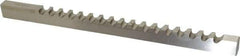 Value Collection - 14mm Keyway Width, Style D-1, Keyway Broach - High Speed Steel, Bright Finish, 9/16" Broach Body Width, 1" to 6" LOC, 13-7/8" OAL - Strong Tooling