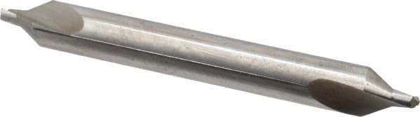 Interstate - #5 Plain Cut 60° Incl Angle High Speed Steel Combo Drill & Countersink - Strong Tooling