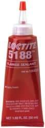 Loctite - 50 mL Tube Red Polyurethane Joint Sealant - -65 to 300°F Operating Temp, 24 hr Full Cure Time, Series 5188 - Strong Tooling